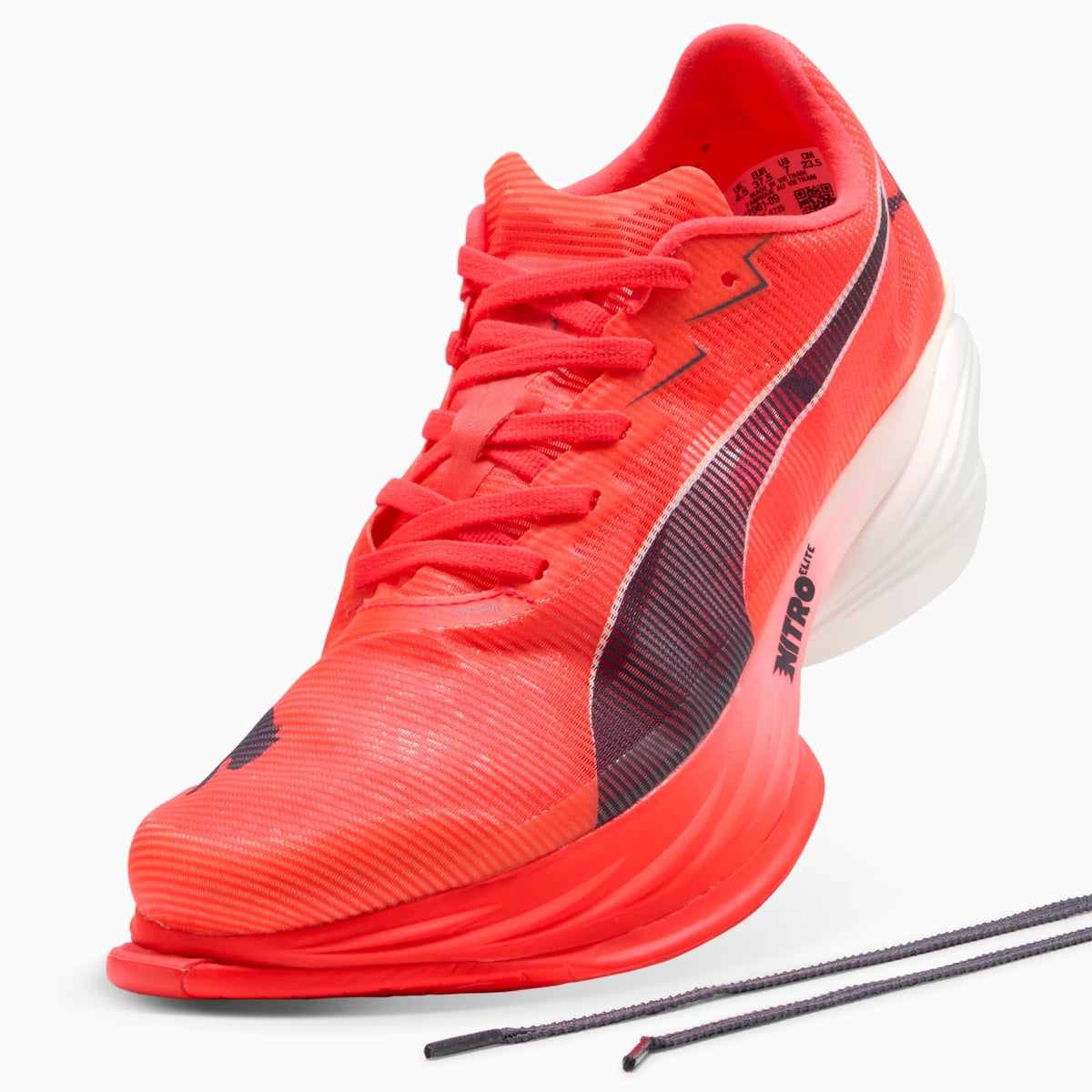 Tênis Puma Fast-R NITRO Elite 3 Feminino — Ultra Red-Inky Depths-PUMA White — imagem 6