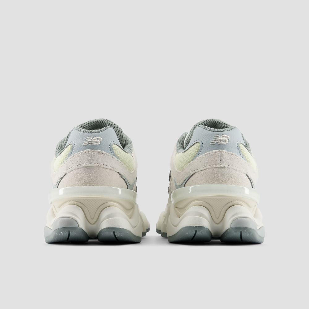 Tênis New Balance 9060 Unissex — Bege / Verde Claríssimo — imagem 6