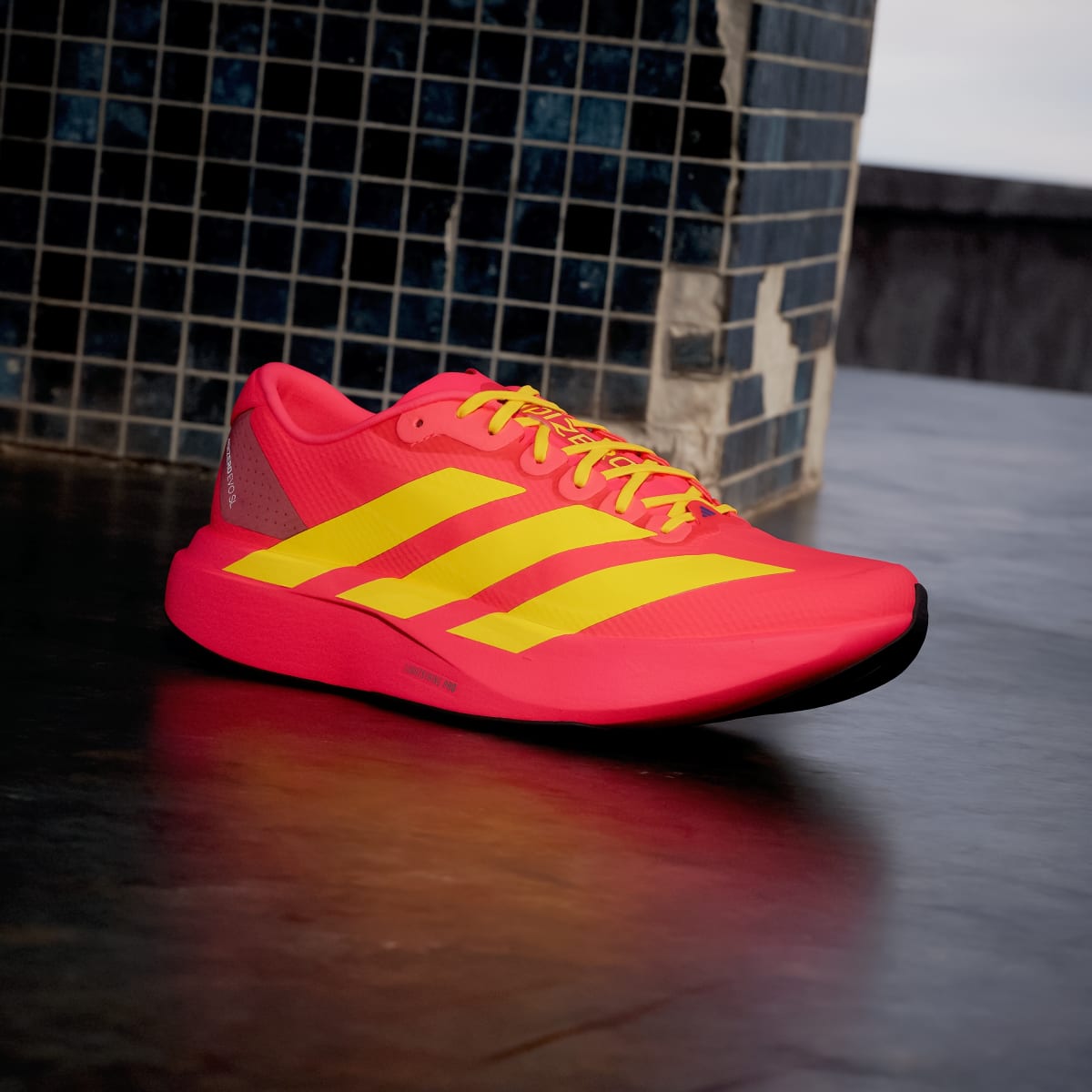 Tênis Adidas Adizero EVO SL Masculino — Lucid Red — imagem 2