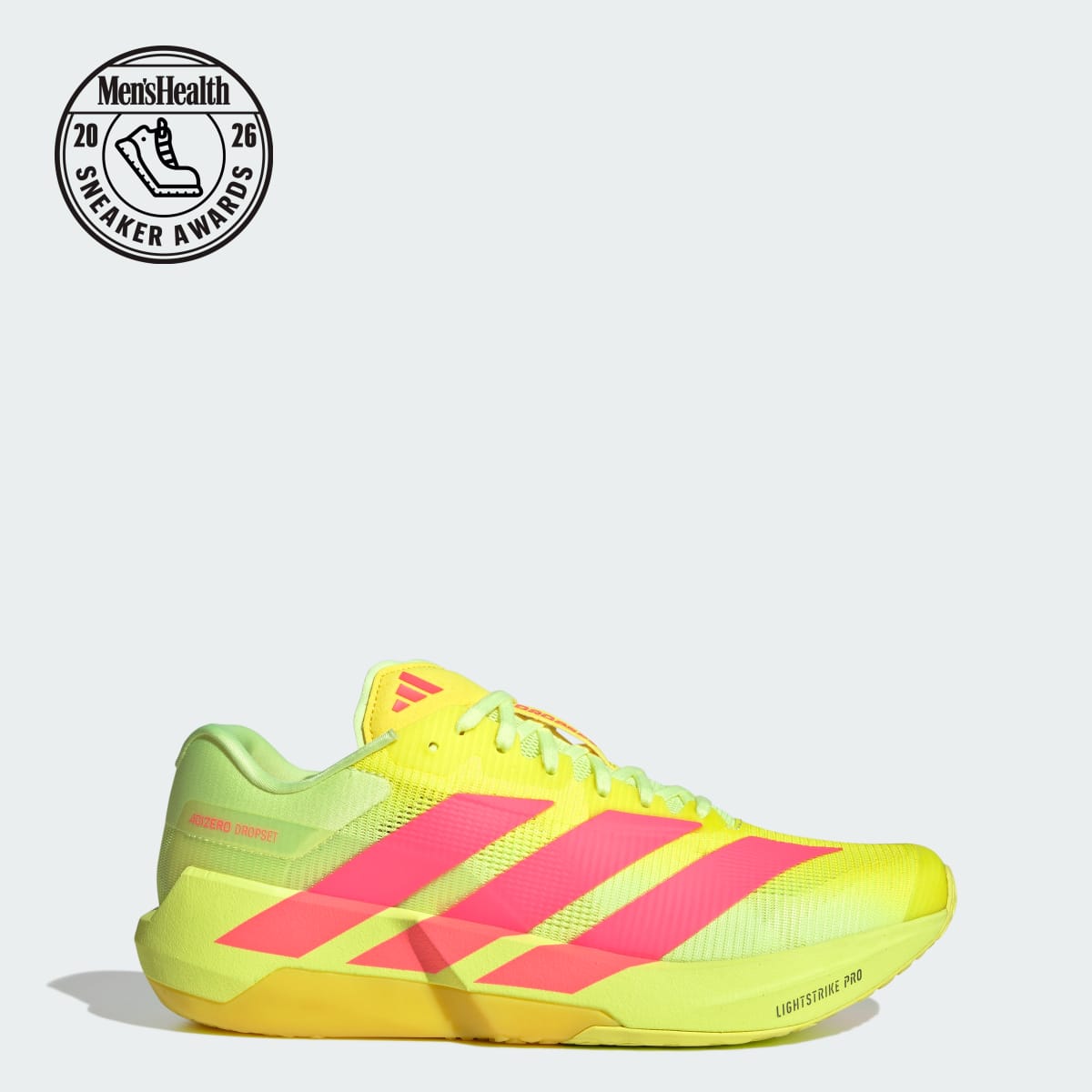 Tênis Adidas Adizero Dropset Pro Masculino — Solar Lemon — imagem 2