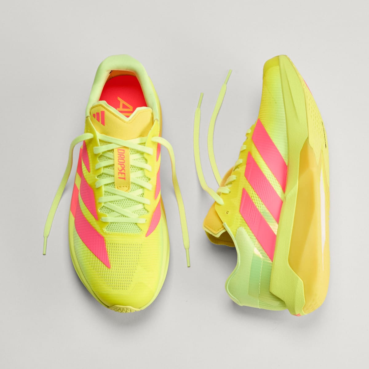 Tênis Adidas Adizero Dropset Pro Masculino — Solar Lemon — imagem 4