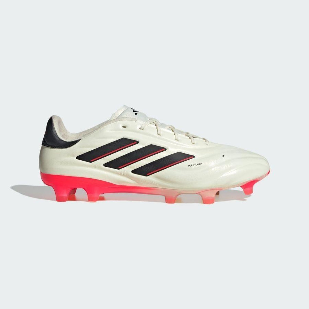 Chuteira Adidas Copa Pure 2 Elite FG — Branco / Preto / Vermelho — imagem 2