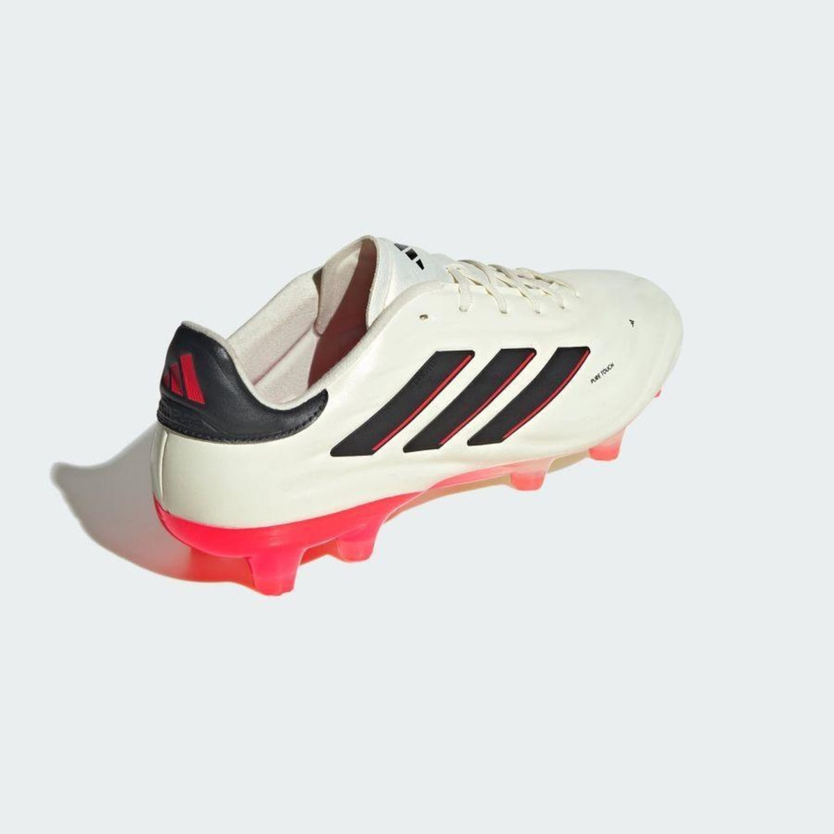 Chuteira Adidas Copa Pure 2 Elite FG — Branco / Preto / Vermelho — imagem 8