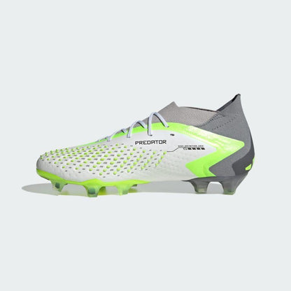 Chuteira Adidas Predator Accuracy.1 FG — Branco / Preto / Verde — imagem 3