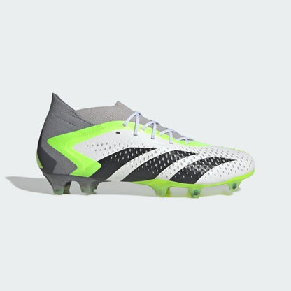 Chuteira Adidas Predator Accuracy.1 FG — Branco / Preto / Verde — imagem 4