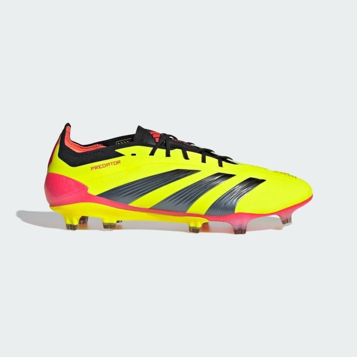 Chuteira Adidas Predator Elite FG — Amarelo / Preto / Vermelho — imagem 2