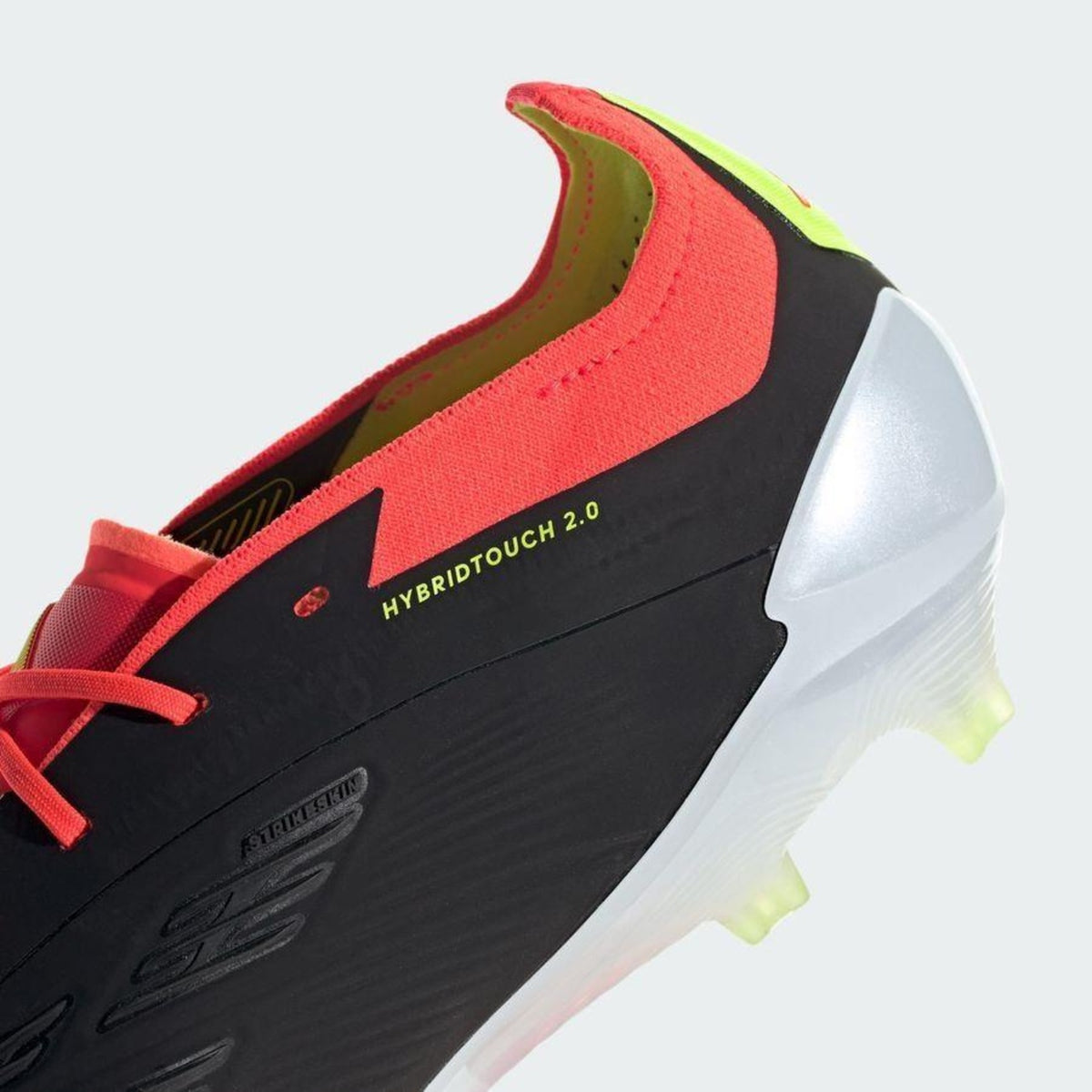 Chuteira Adidas Predator Elite FG — Preto / Branco / Vermelho — imagem 10