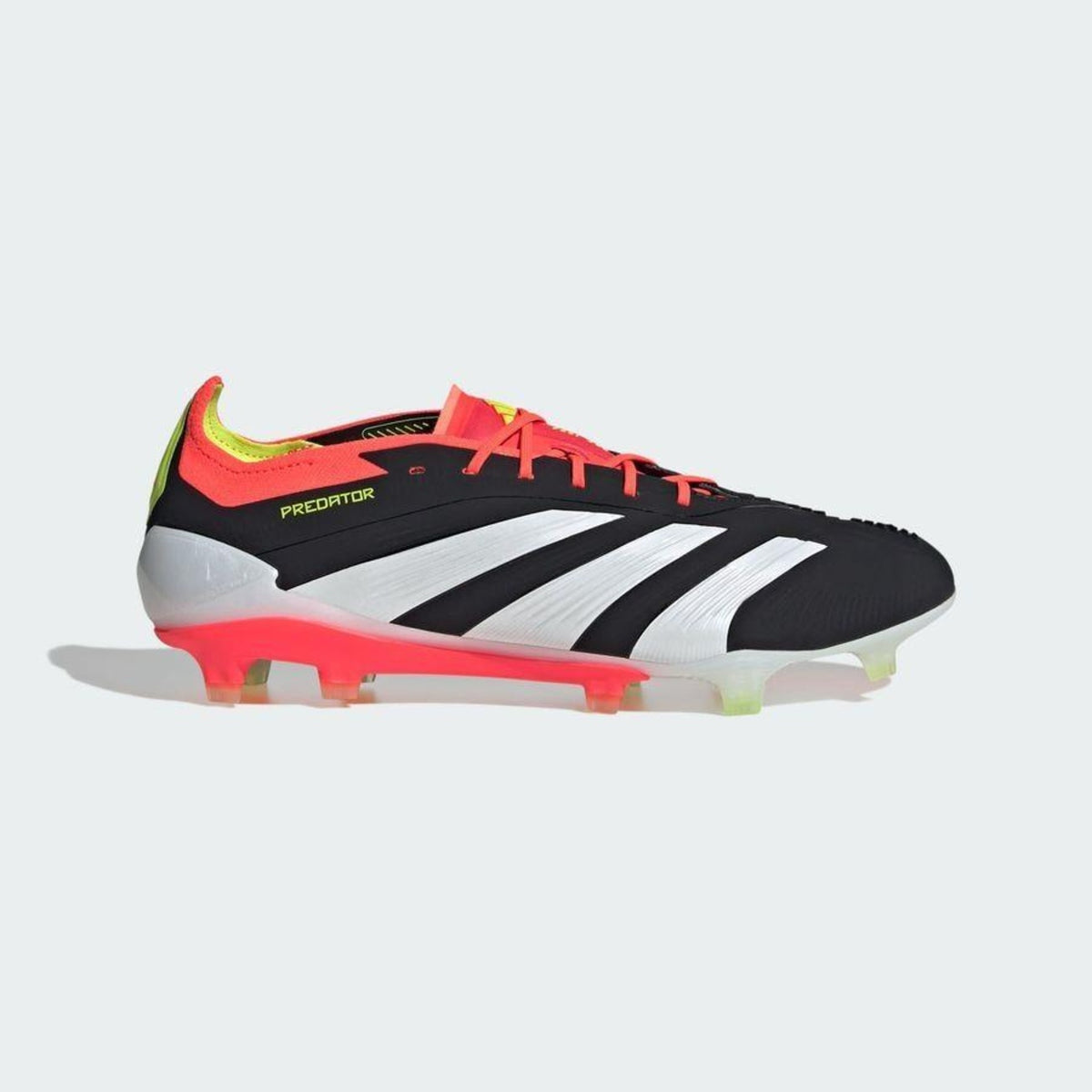 Chuteira Adidas Predator Elite FG — Preto / Branco / Vermelho — imagem 2