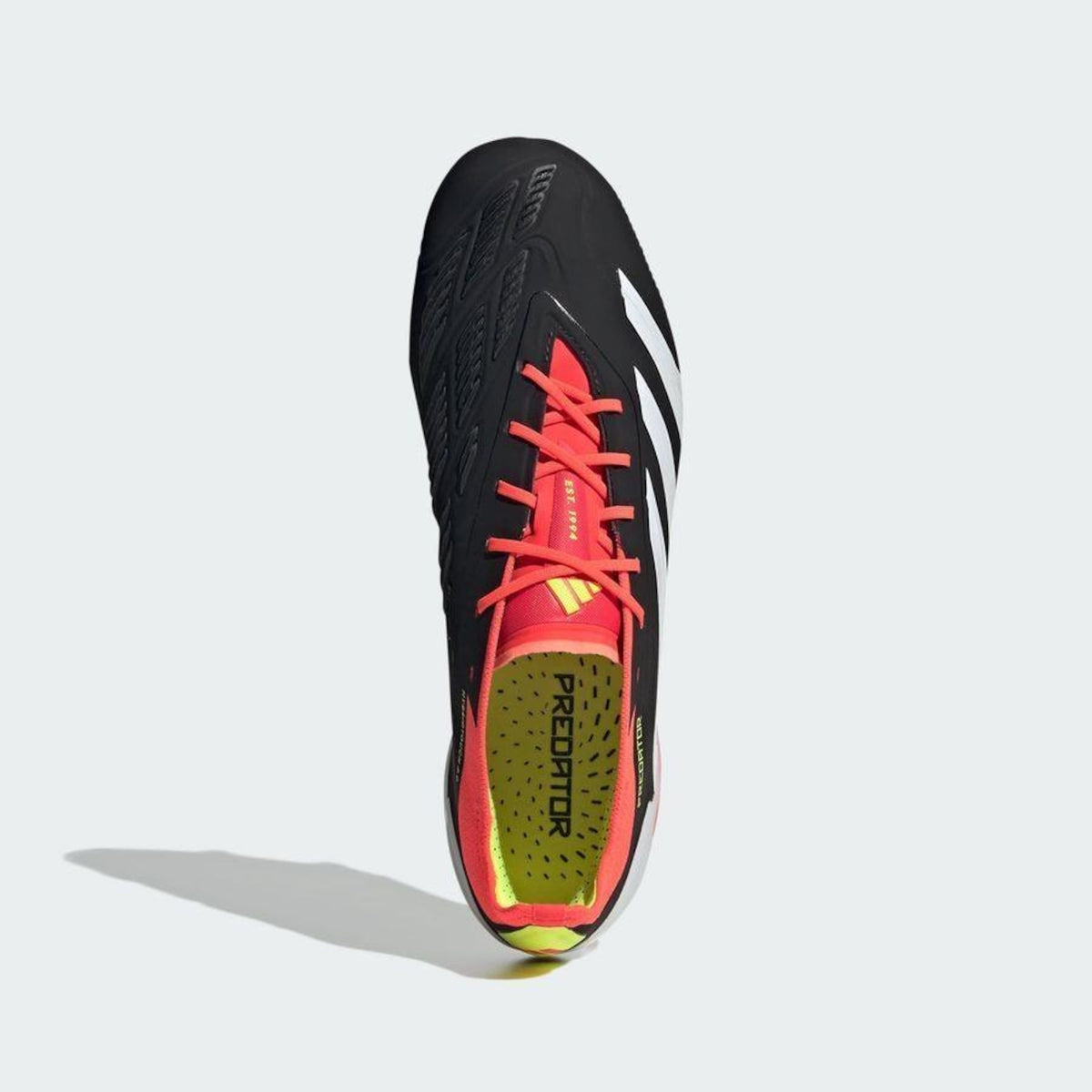 Chuteira Adidas Predator Elite FG — Preto / Branco / Vermelho — imagem 5