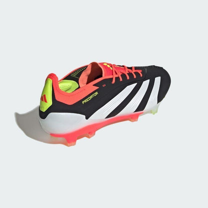 Chuteira Adidas Predator Elite FG — Preto / Branco / Vermelho — imagem 8
