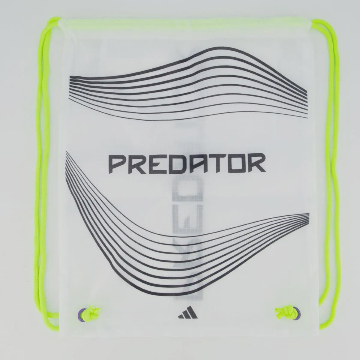 Chuteira Adidas Predator Elite com Lingueta FG — Branco / Preto / Verde — imagem 9