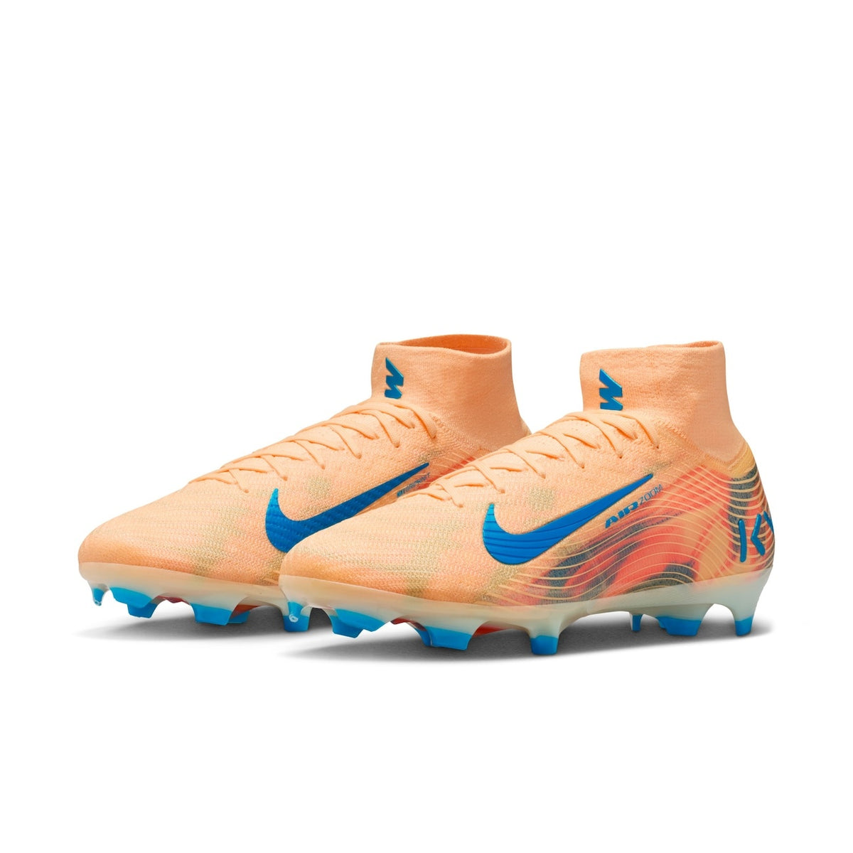 Chuteira Nike Kylian Mbappé Zoom Mercurial Superfly 10 Elite — Laranja — imagem 11