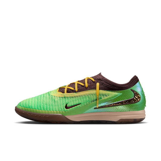 Chuteira Nike Phantom 6 Low Indoor x Cactus Jack — Earth / Metallic Gold — imagem 1