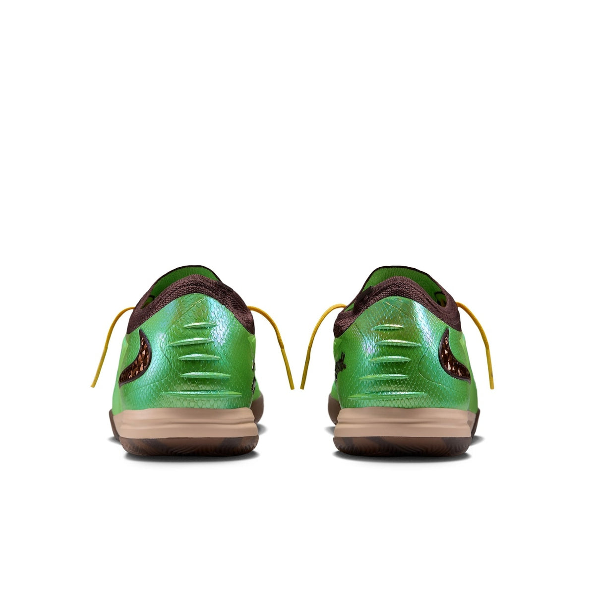 Chuteira Nike Phantom 6 Low Indoor x Cactus Jack — Earth / Metallic Gold — imagem 10
