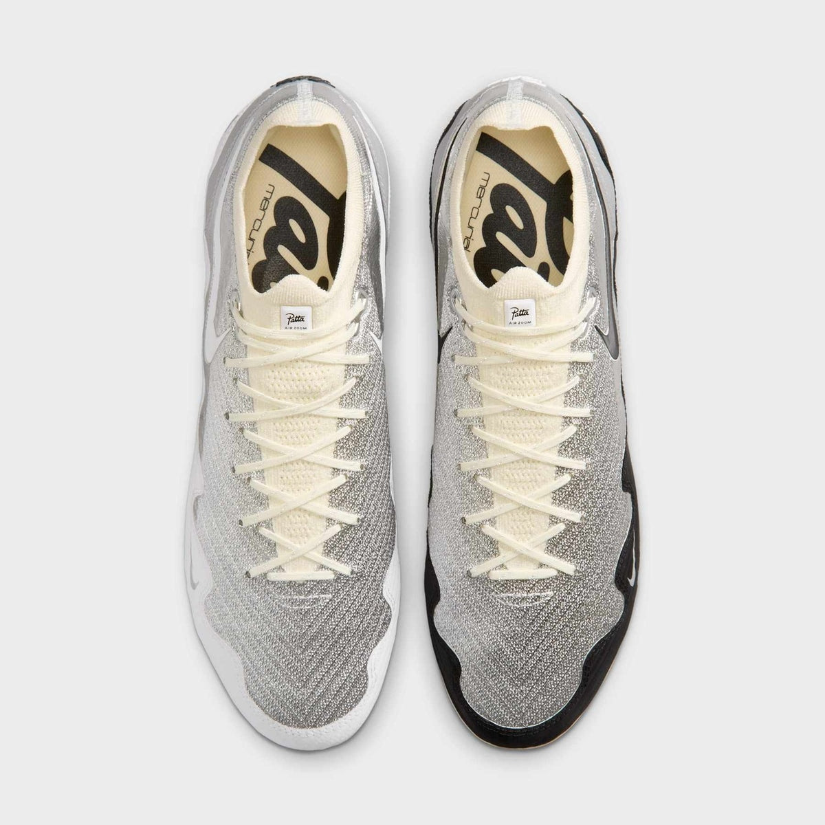 Chuteira Nike Mercurial Zoom Vapor 16 Elite FG SE x Patta — Branco / Preto — imagem 4