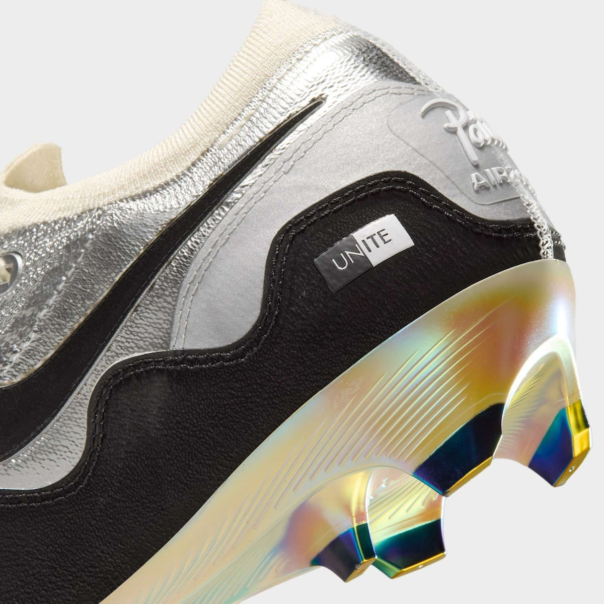 Chuteira Nike Mercurial Zoom Vapor 16 Elite FG SE x Patta — Branco / Preto — imagem 9