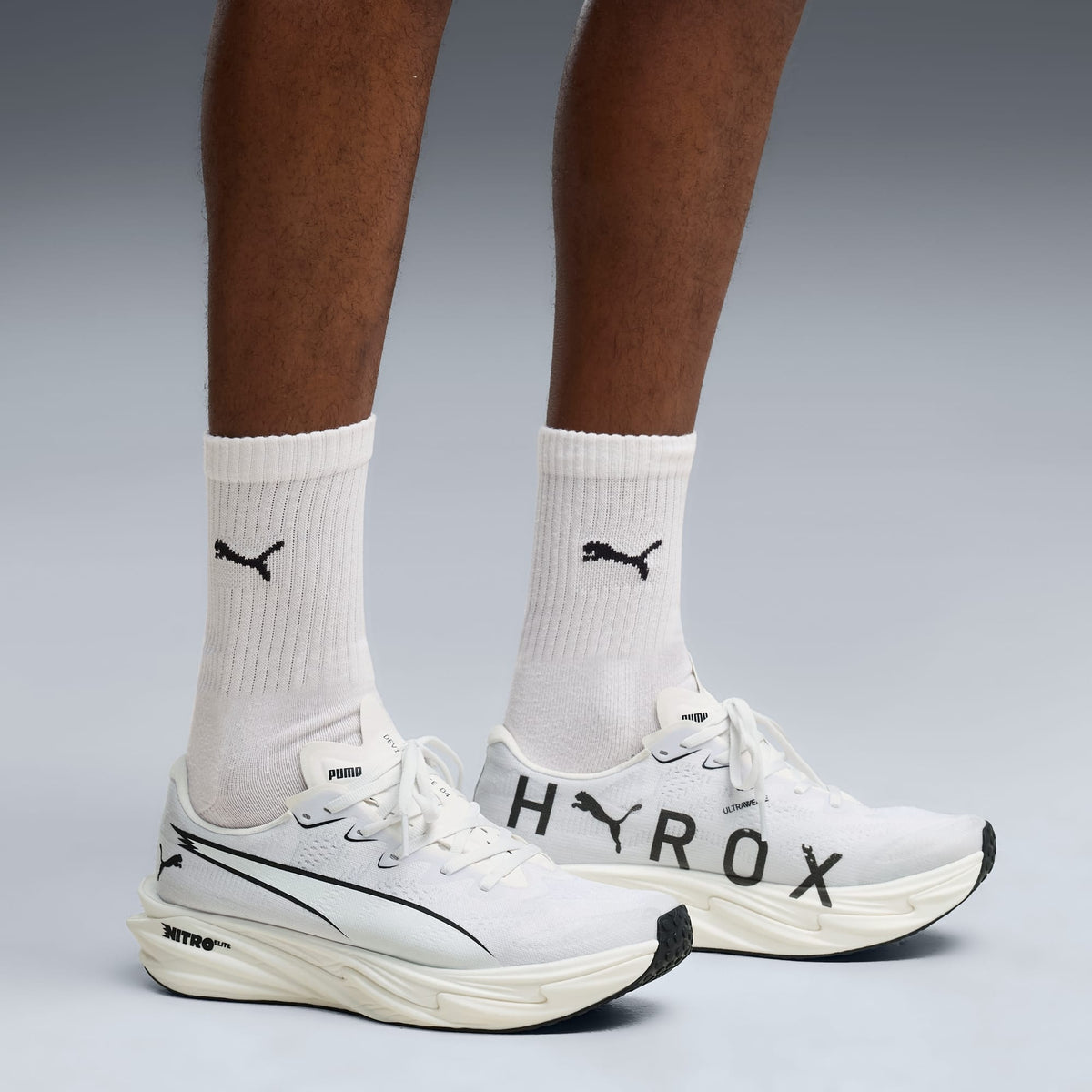 Tênis Deviate NITRO Elite 4 PUMA x HYROX Masculino — PUMA White-PUMA Black — imagem 2