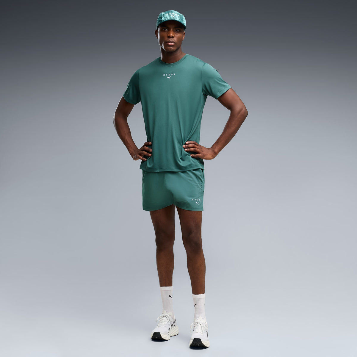Tênis Deviate NITRO Elite 4 PUMA x HYROX Masculino — PUMA White-PUMA Black — imagem 3