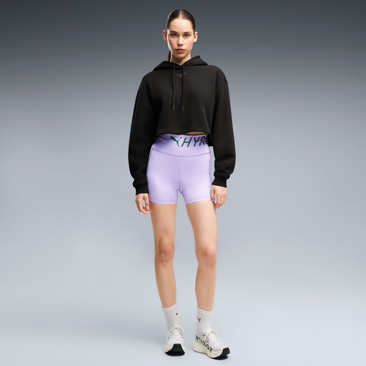 Tênis Deviate NITRO Elite 4 PUMA x HYROX Feminino — PUMA White-PUMA Black — imagem 3
