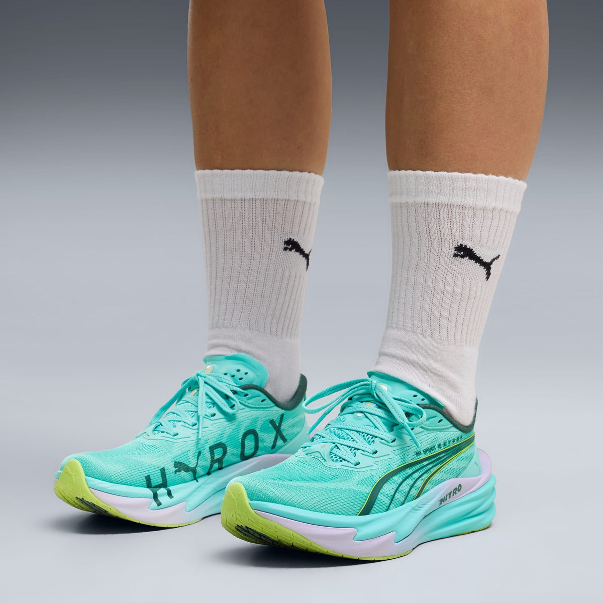 Tênis Deviate NITRO 4 PUMA x HYROX Feminino — Intense Mint-Light Lavender — imagem 2