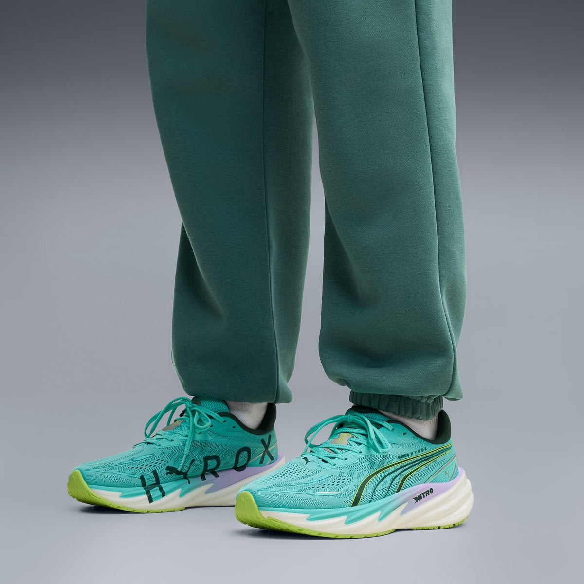 Tênis Velocity NITRO 5 PUMA x HYROX Masculino — Intense Mint-Light Lavender — imagem 2