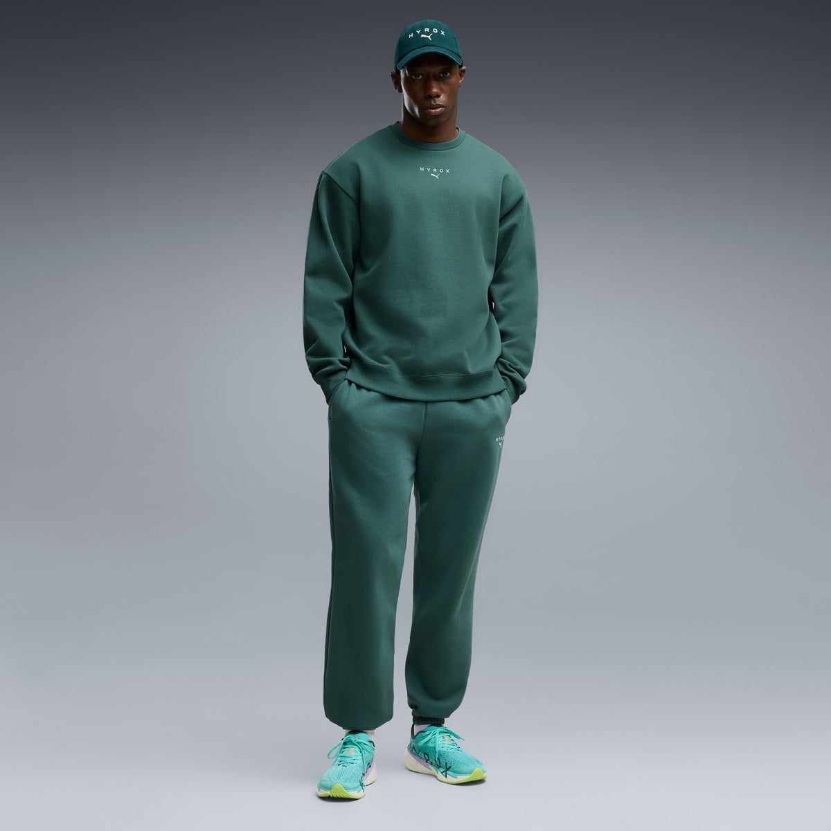 Tênis Velocity NITRO 5 PUMA x HYROX Masculino — Intense Mint-Light Lavender — imagem 3
