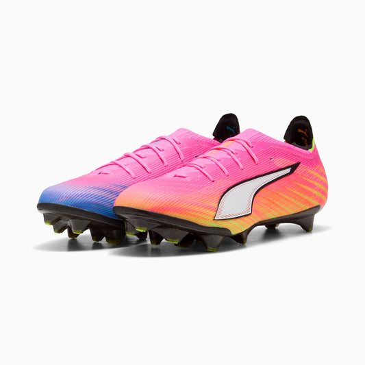 Chuteira Puma Ultra 6 CARBON Unissex — Poison Pink-PUMA White-Sun Stream-Bright Aqua-PUMA Black — imagem 1