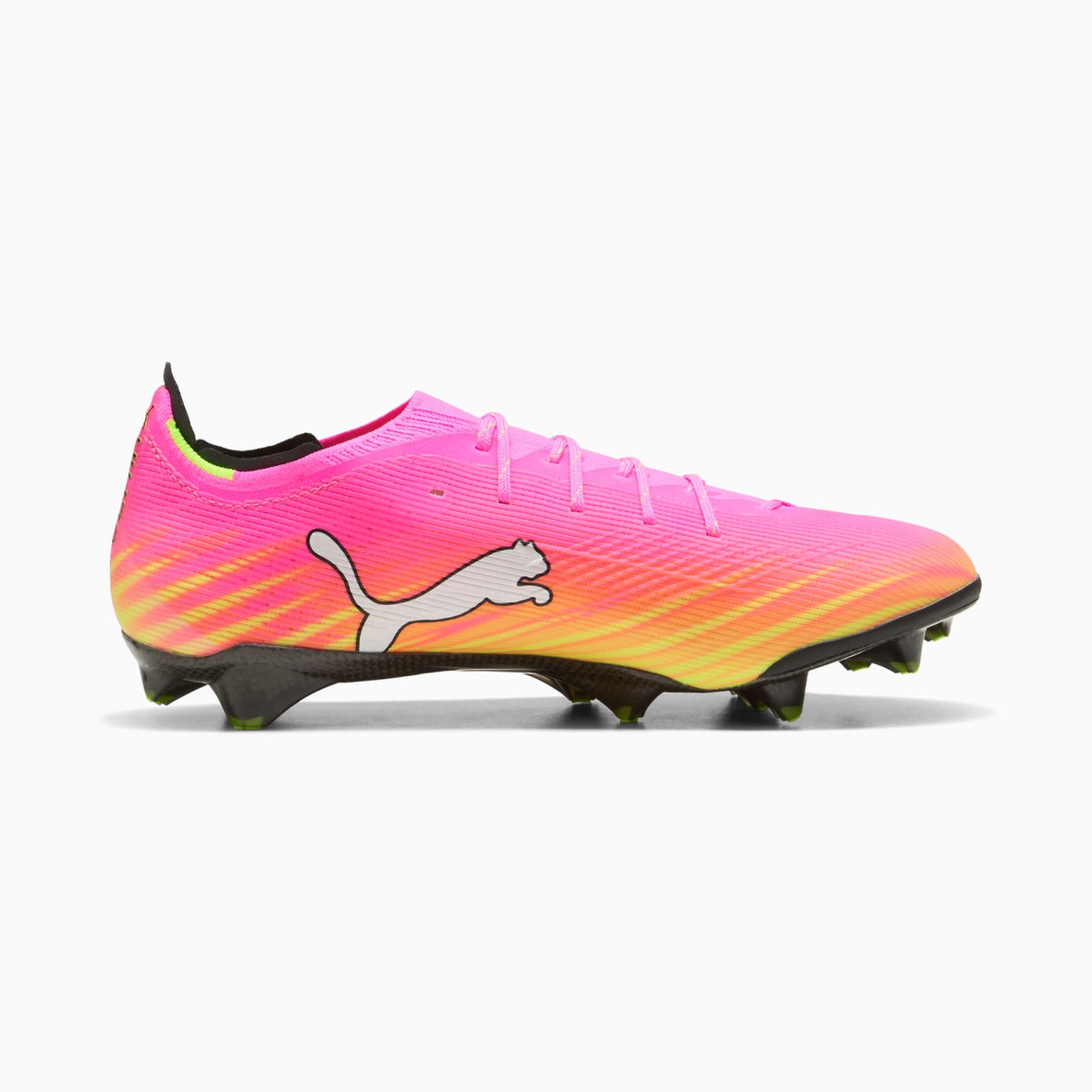 Chuteira Puma Ultra 6 CARBON Unissex — Poison Pink-PUMA White-Sun Stream-Bright Aqua-PUMA Black — imagem 5