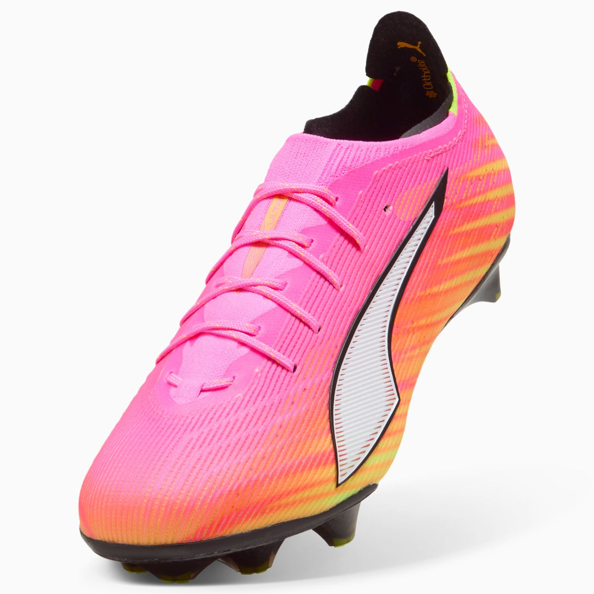 Chuteira Puma Ultra 6 CARBON Unissex — Poison Pink-PUMA White-Sun Stream-Bright Aqua-PUMA Black — imagem 6