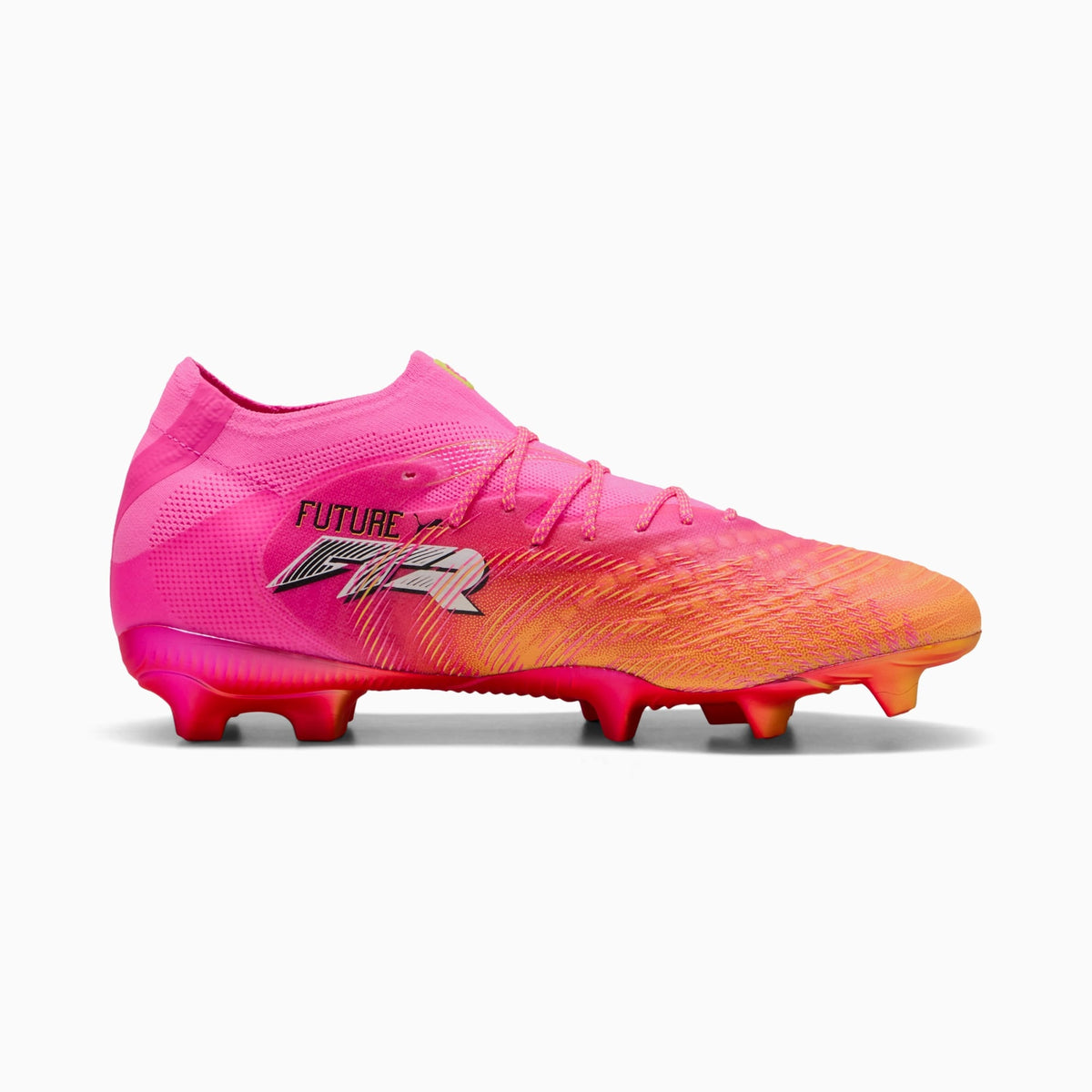 Chuteira Puma Future 9 Ultimate Unissex — Poison Pink-Sun Stream-Bright Aqua-PUMA White — imagem 5
