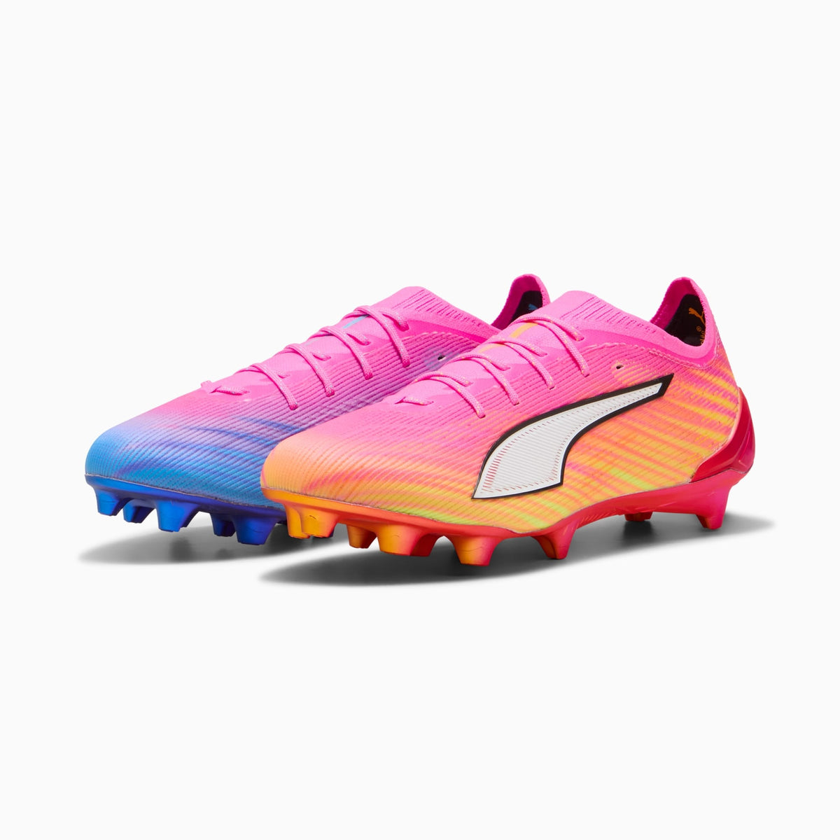Chuteira Puma Ultra 6 Ultimate Unissex — Poison Pink-PUMA White-Sun Stream-Bright Aqua-PUMA Black — imagem 1