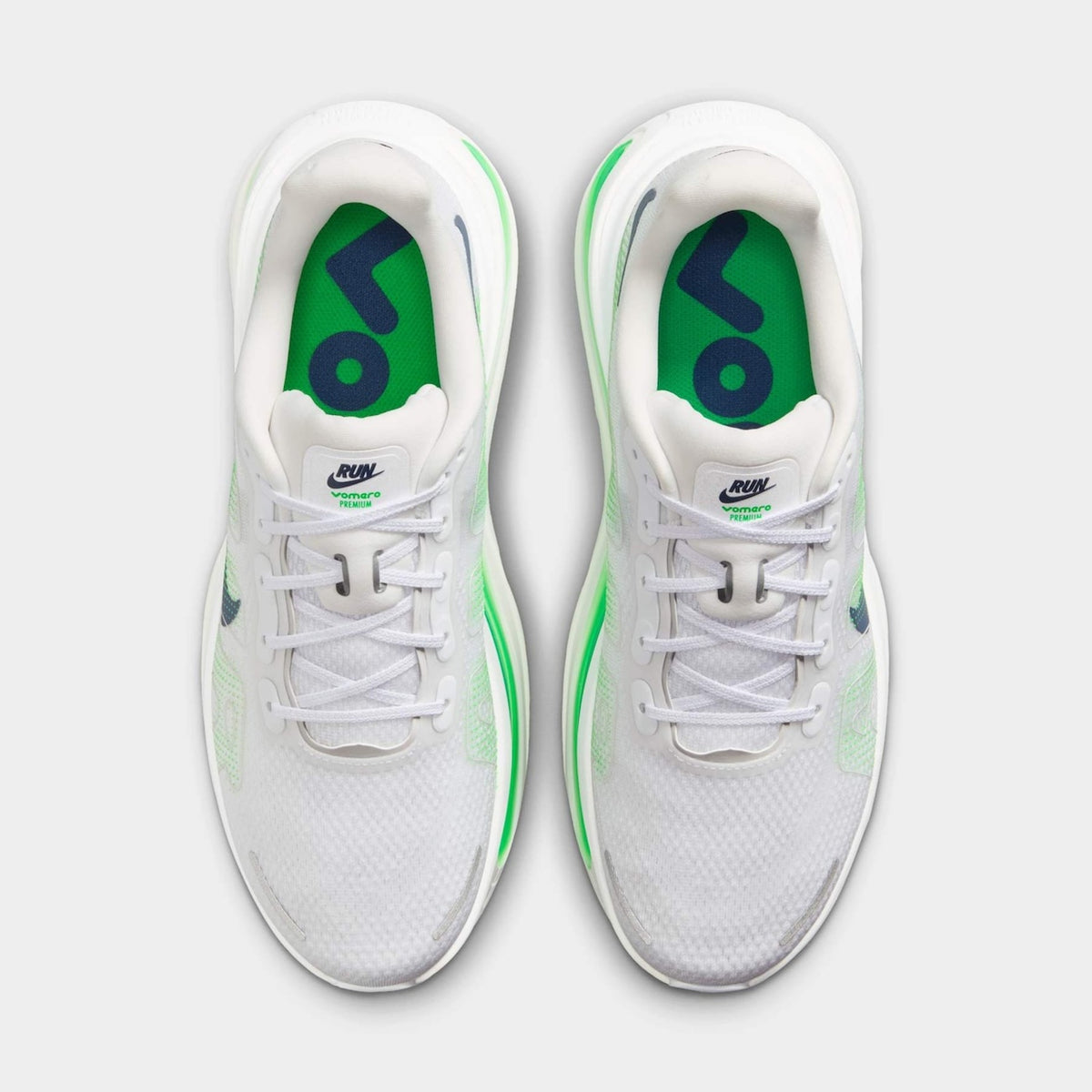 Tênis Nike Vomero Premium Masculino — Branco / Verde — imagem 3