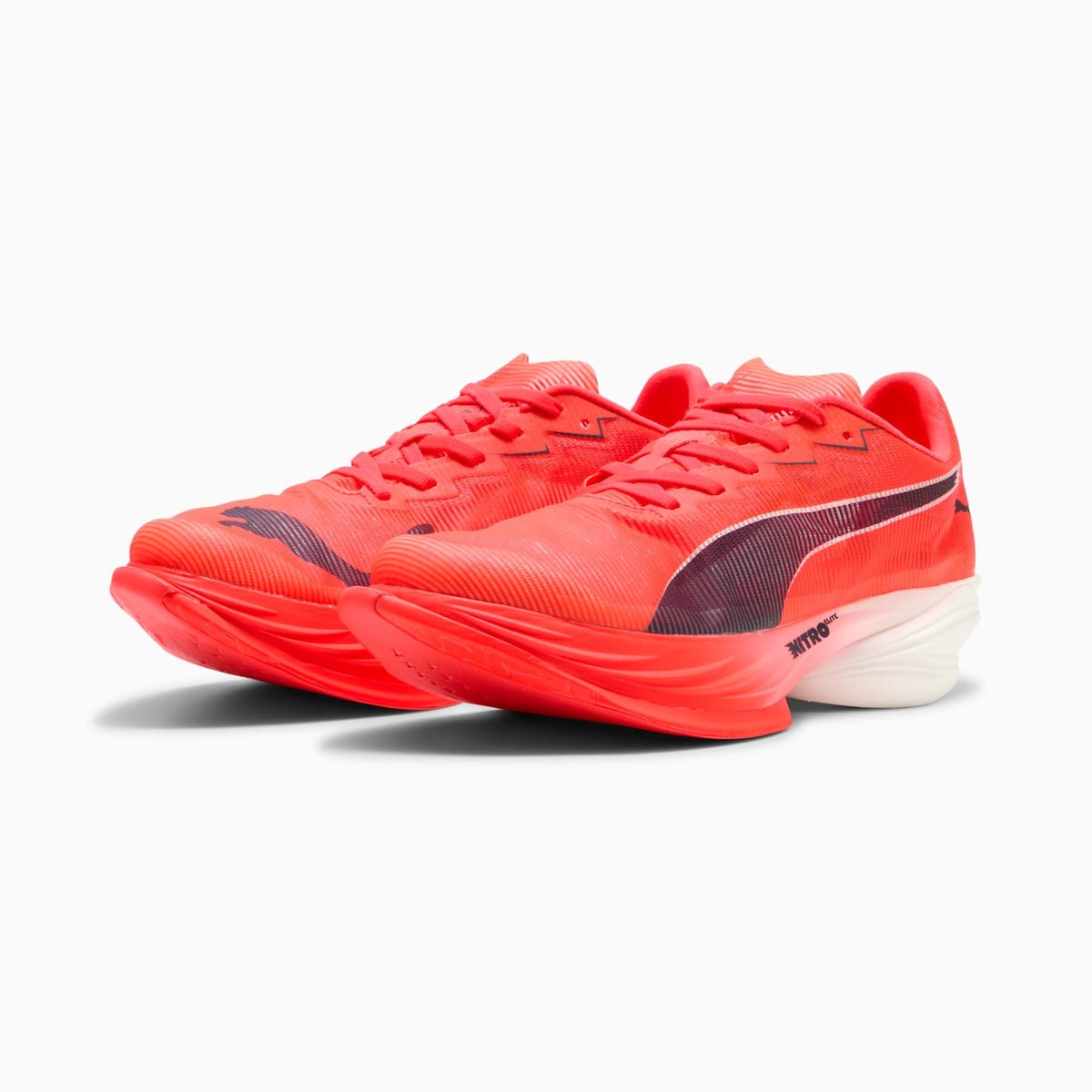 Tênis Puma Fast-R NITRO Elite 3 Feminino — Ultra Red-Inky Depths-PUMA White — imagem 2