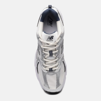 Tênis New Balance 530 Unissex — Branco / Marinho — imagem 4