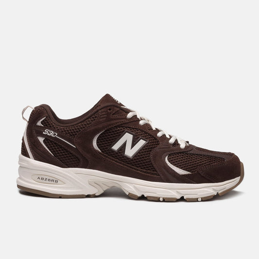 Tênis New Balance 530 Unissex — Marrom / Bege Claro — imagem 1