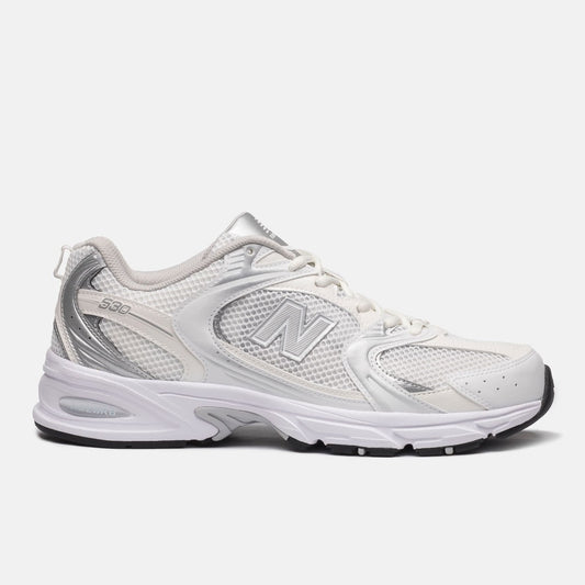 Tênis New Balance 530 Unissex — Branco / Prata — imagem 1