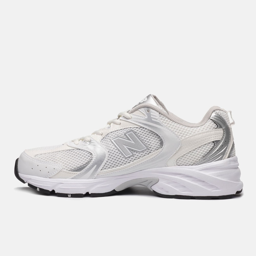 Tênis New Balance 530 Unissex — Branco / Prata — imagem 2