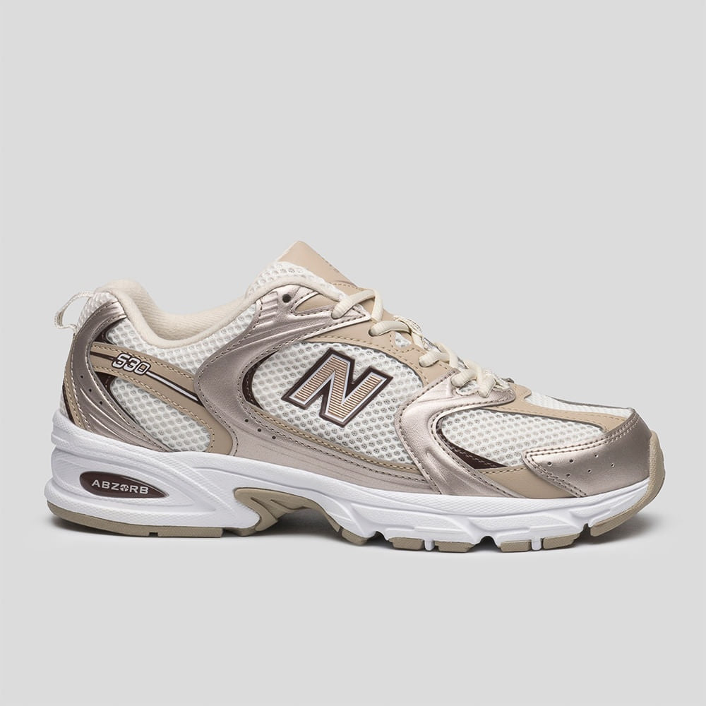 Tênis New Balance 530 Unissex — Bege — imagem 1