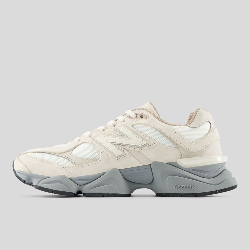 Tênis New Balance 9060 Unissex — Bege / Cinza — imagem 2
