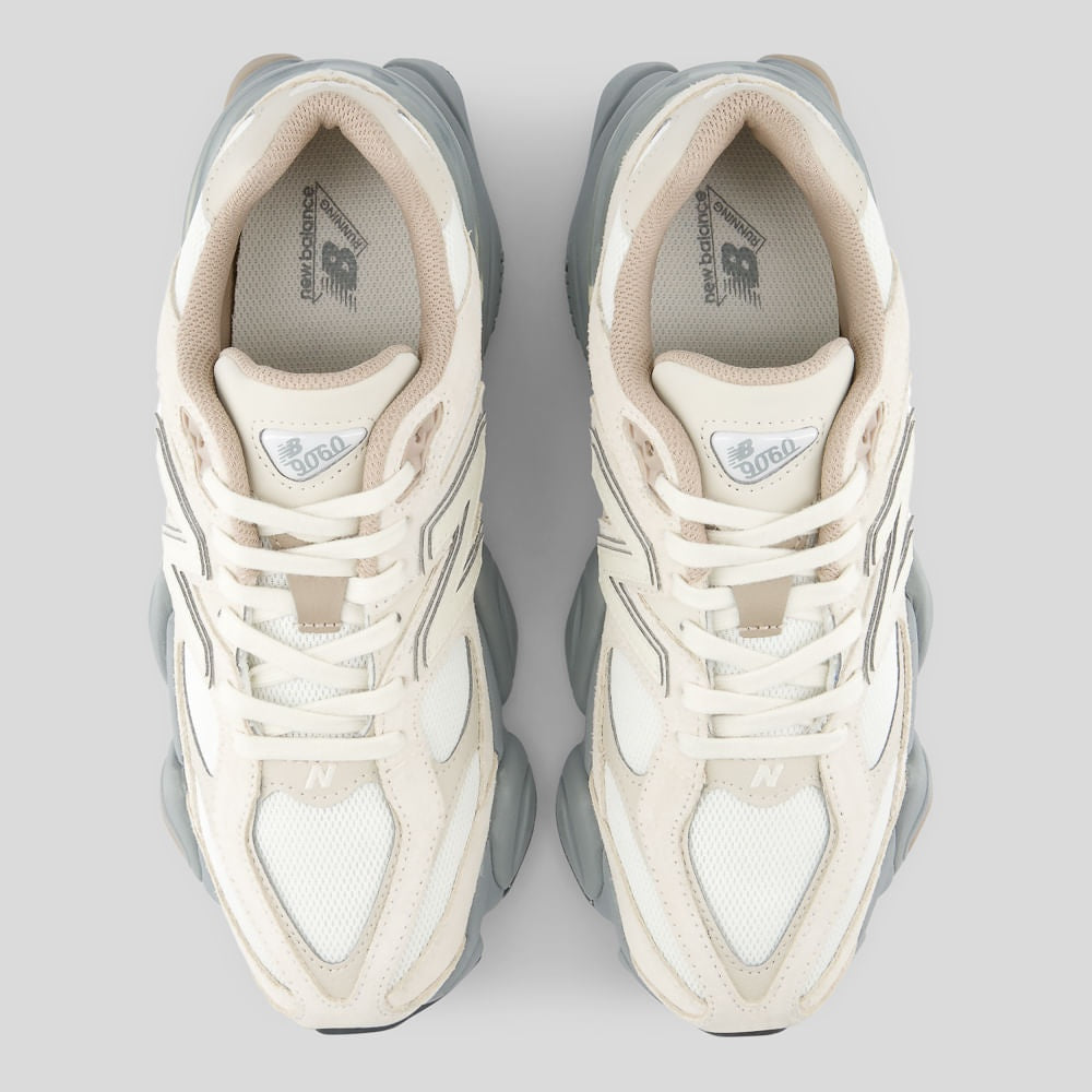 Tênis New Balance 9060 Unissex — Bege / Cinza — imagem 3