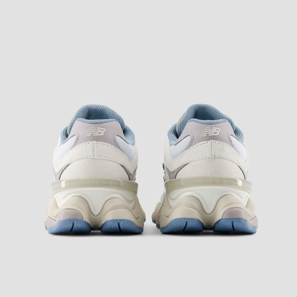 Tênis New Balance 9060 Unissex — Azul Acinzentado / Bege Claro — imagem 6
