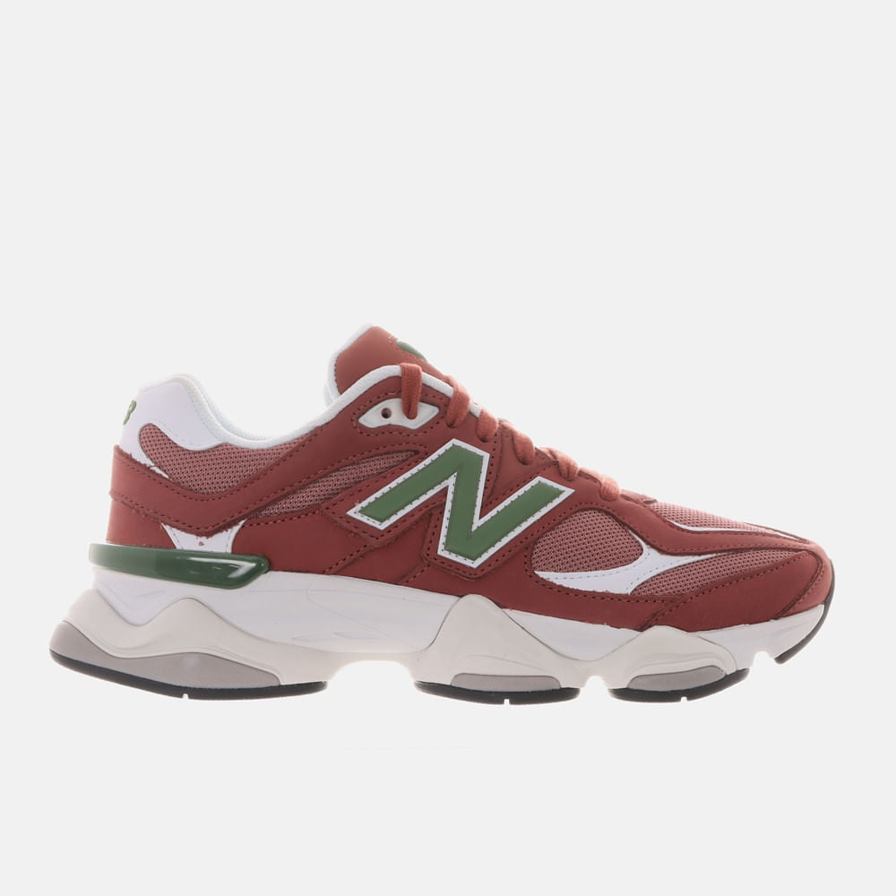 Tênis New Balance 9060 Unissex — Telha / Verde Musgo — imagem 1