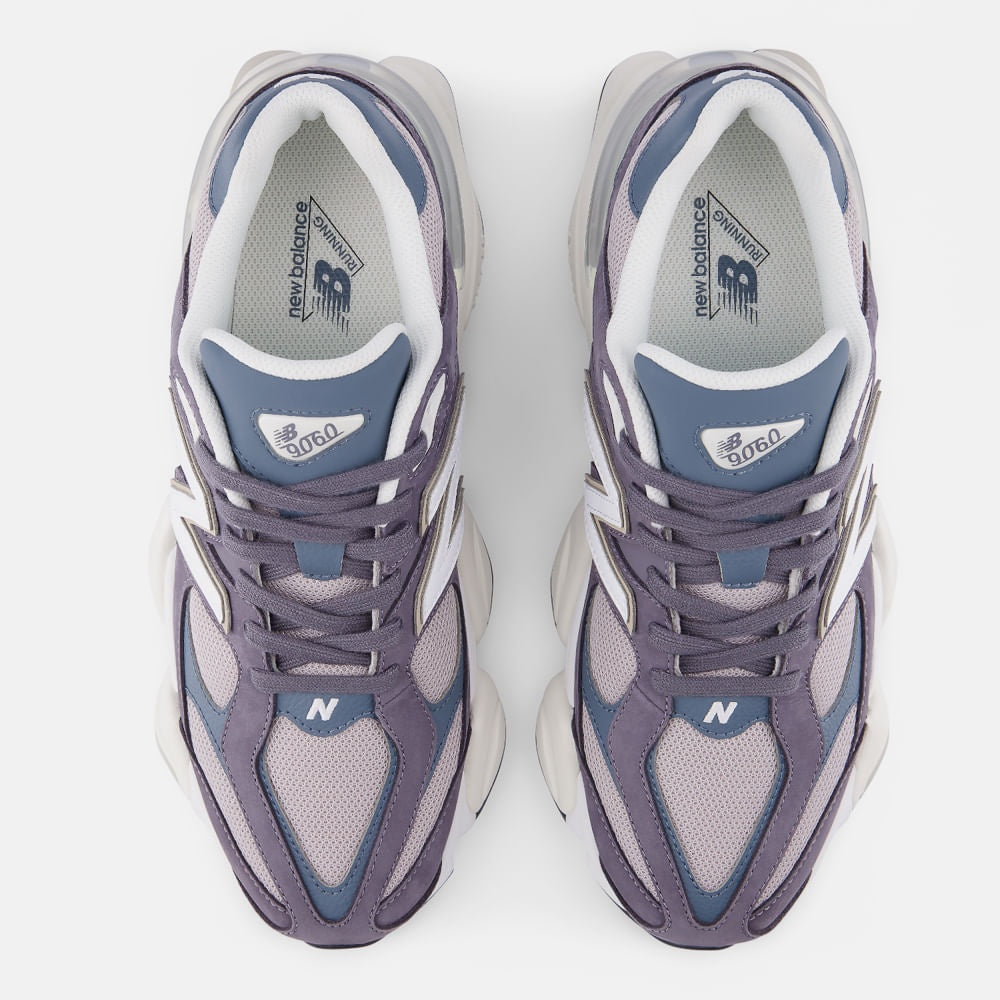 Tênis New Balance 9060 Unissex — Grafite / Marinho — imagem 4