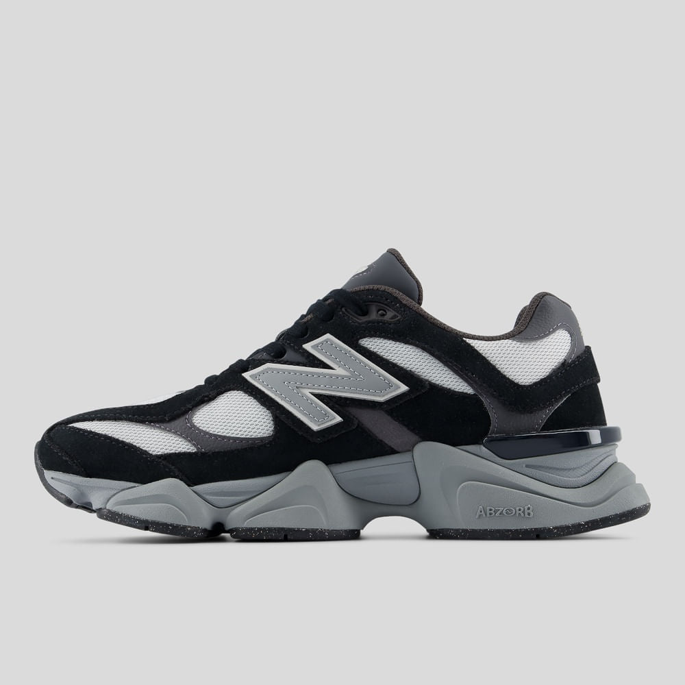 Tênis New Balance 9060 Unissex — Cinza / Preto — imagem 2