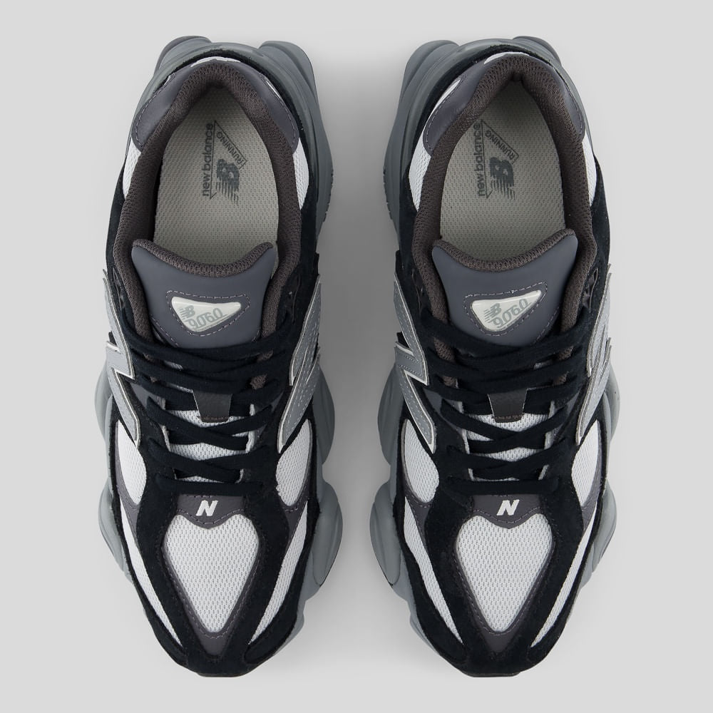 Tênis New Balance 9060 Unissex — Cinza / Preto — imagem 3