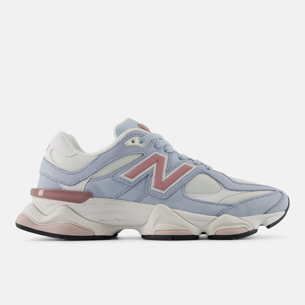 Tênis New Balance 9060 Unissex — Azul Claro / Rosa Envelhecido — imagem 1