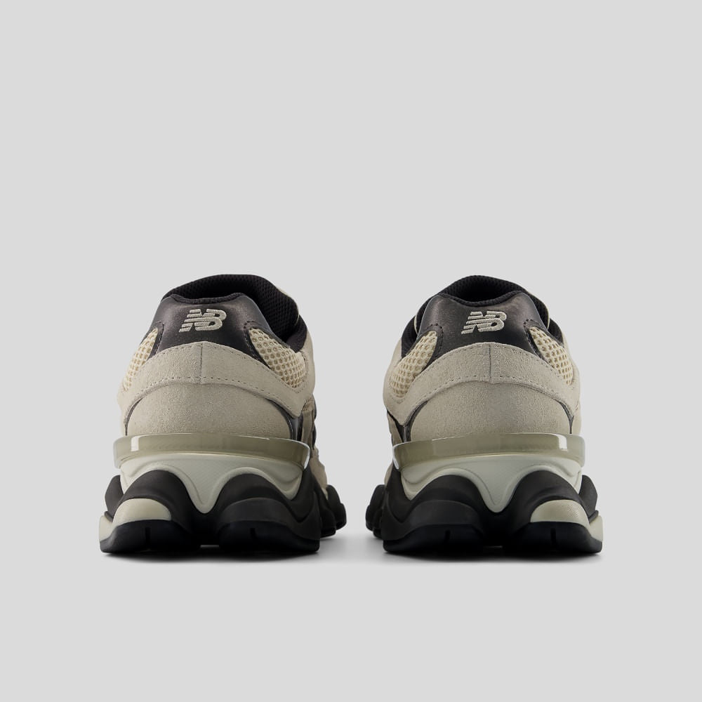 Tênis New Balance 9060 Unissex — Bege / Preto — imagem 5