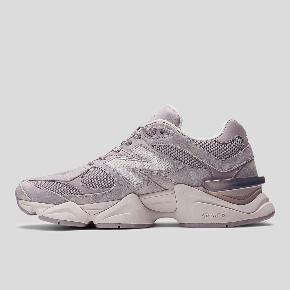 Tênis New Balance 9060 Unissex — Cinza / Bege Claro — imagem 2