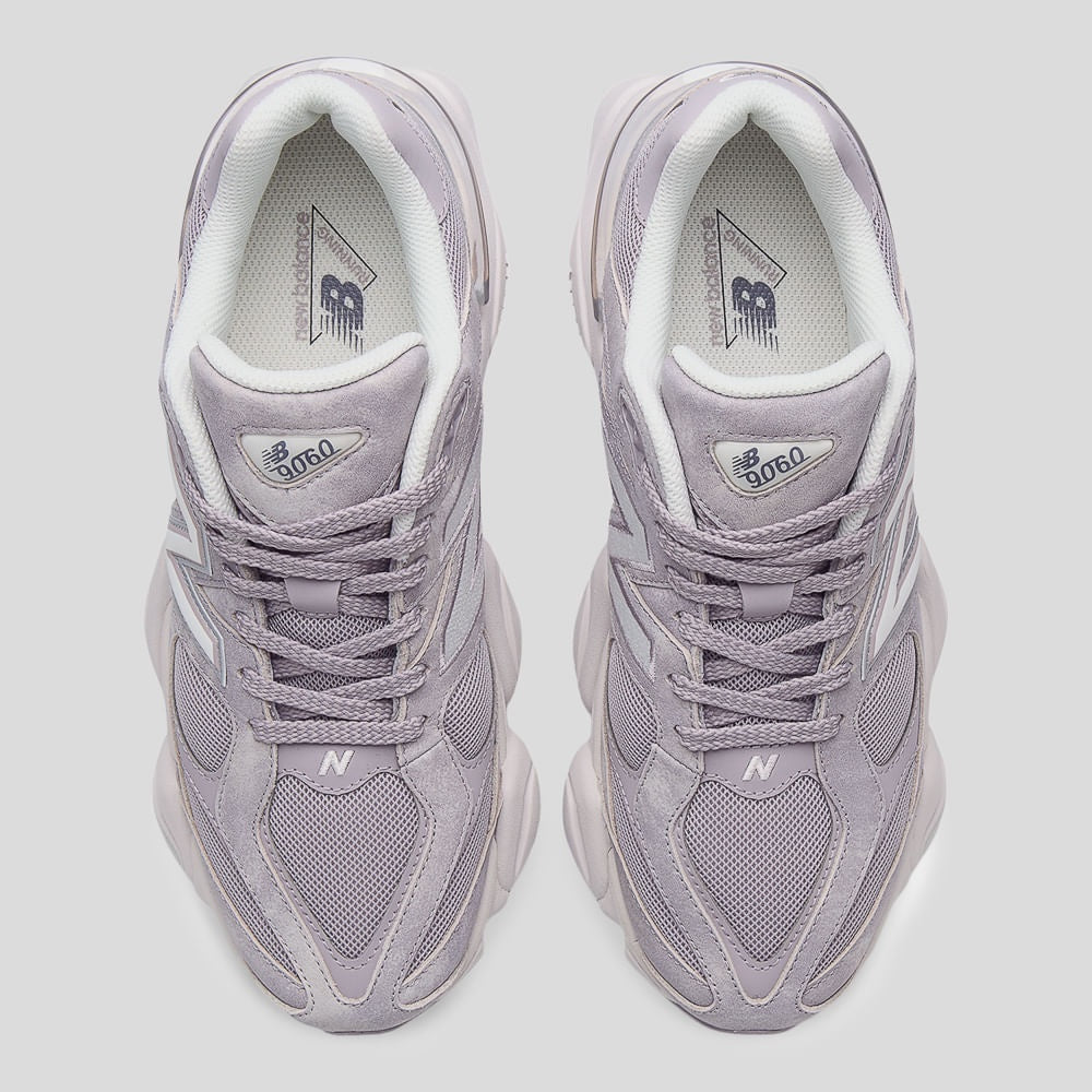 Tênis New Balance 9060 Unissex — Cinza / Bege Claro — imagem 3