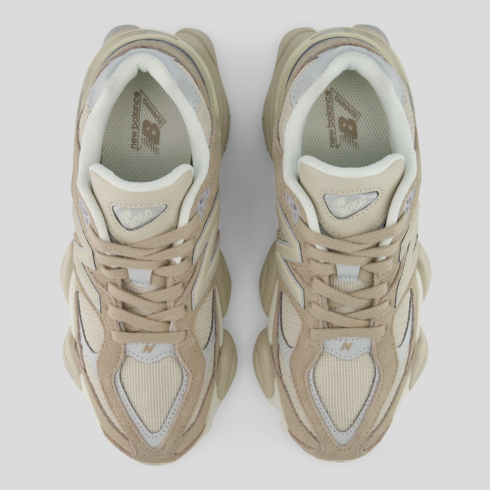 Tênis New Balance 9060 Unissex — Marrom Claro / Bege — imagem 3